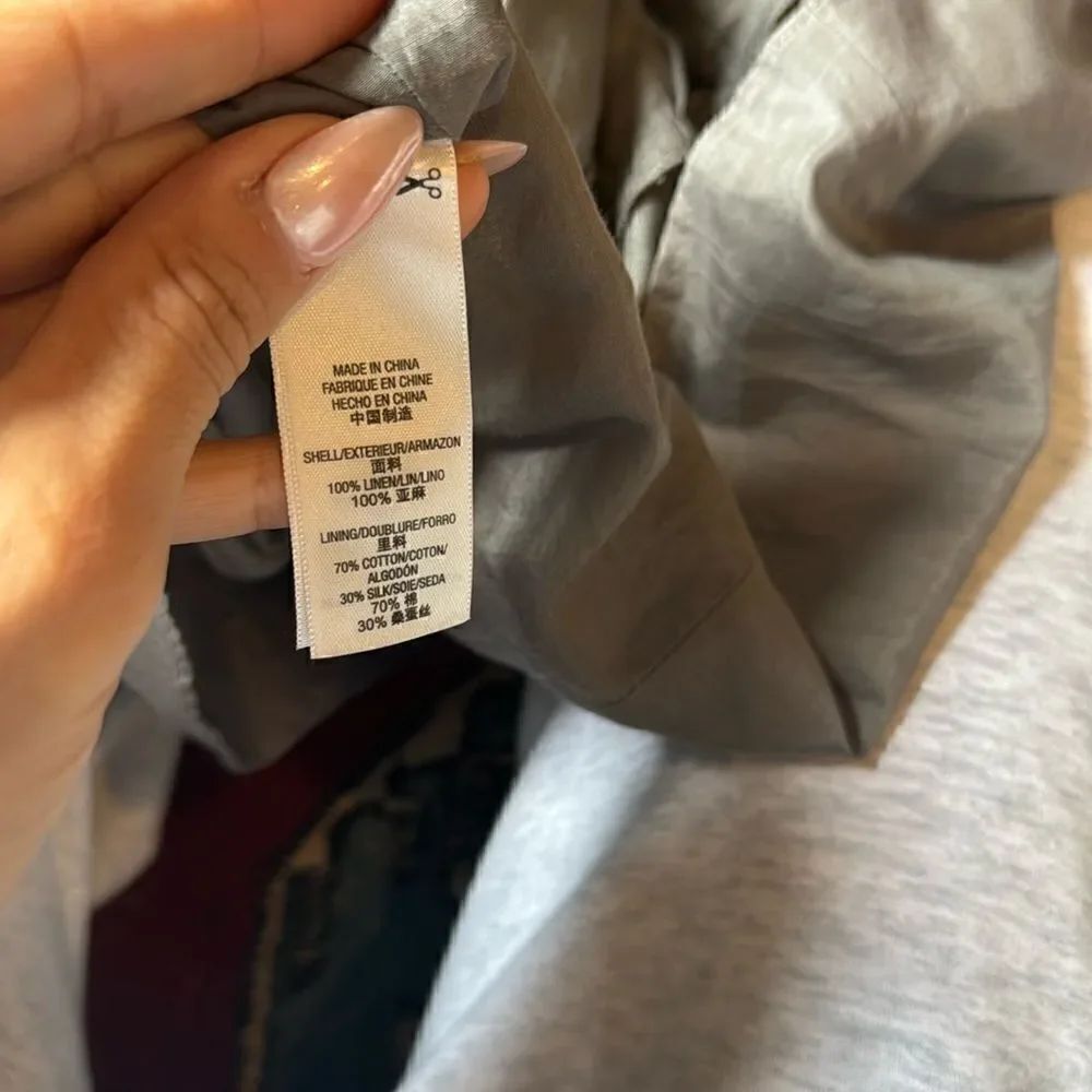 BIRD BY JUICY COUTURE Starry knight Grey Soleil Linen Dress - Picture 8 of 8